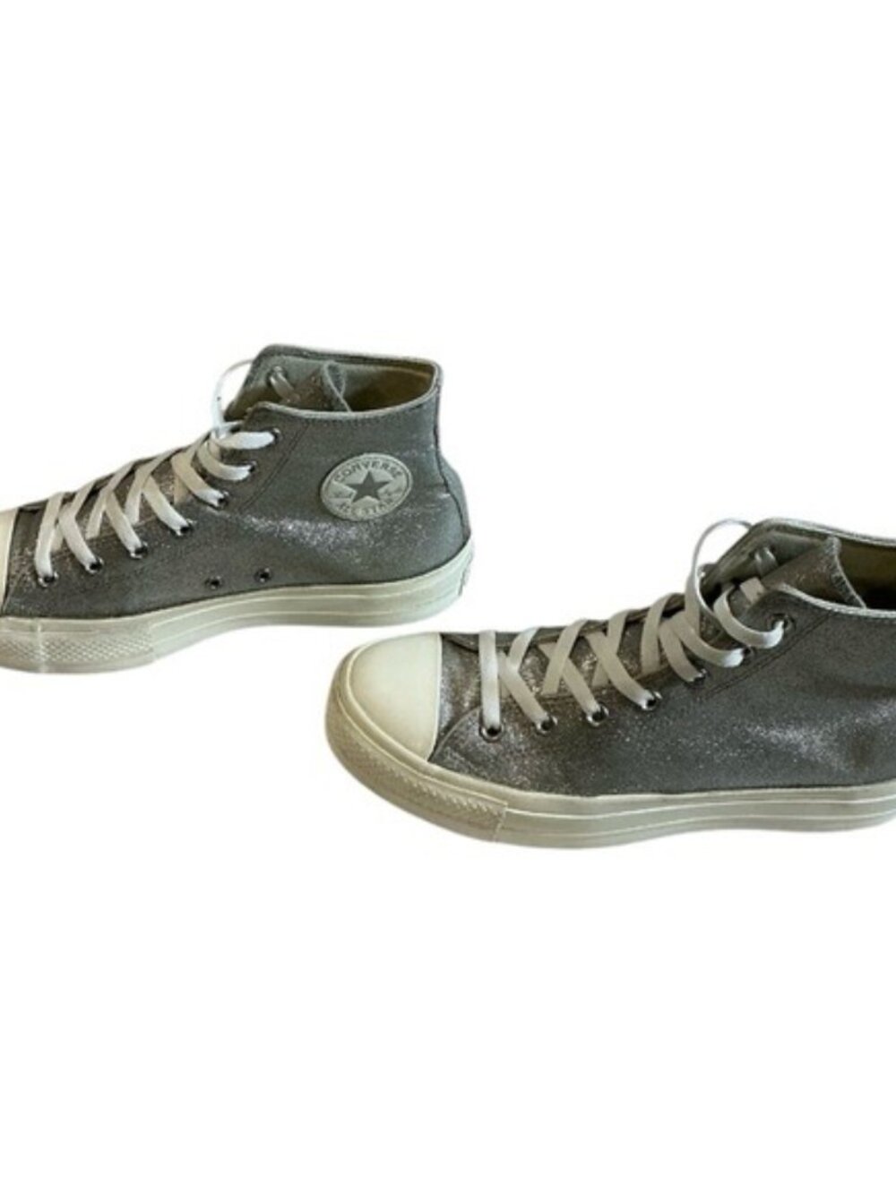 Converse Chuck Taylor All Star Glitter High Tops Platform Women’s Sneaker Size 9 - Picture 9 of 9